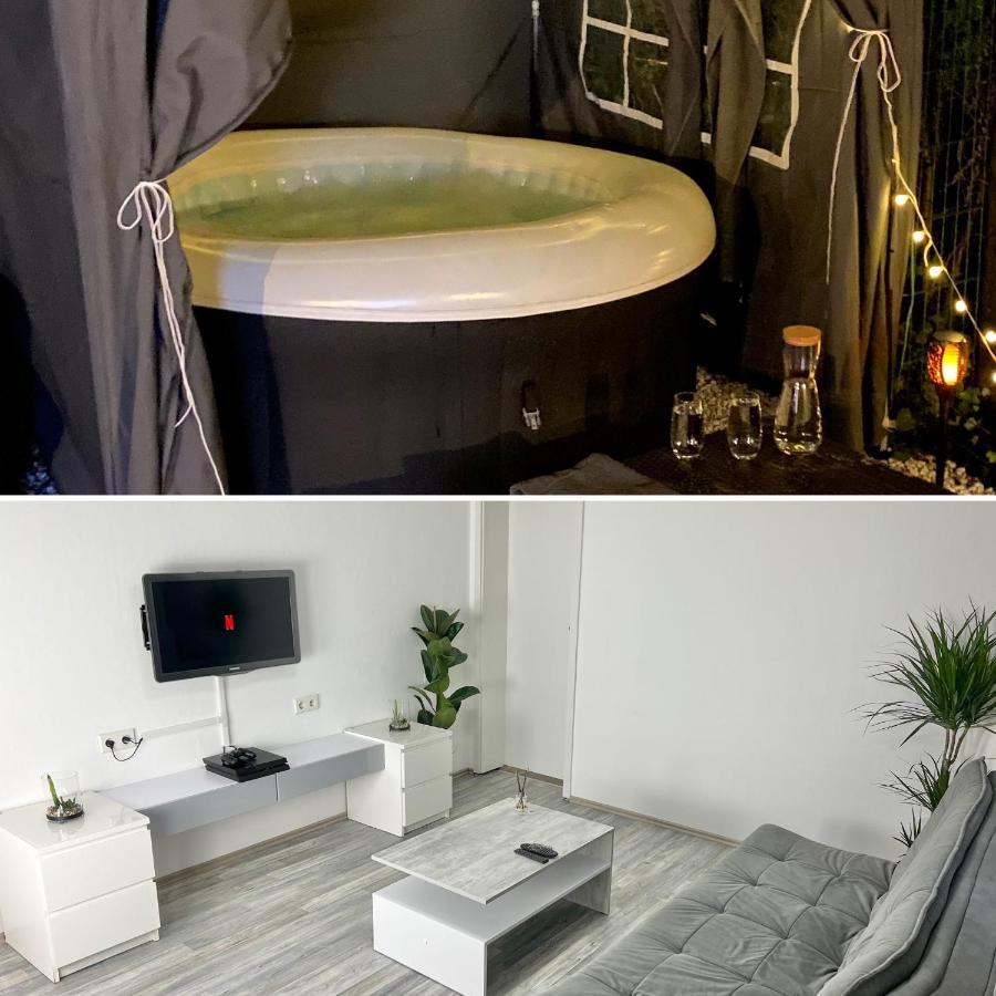 Wohnen Direkt An Der Rheinpromenade Mit Whirlpool Und Sauna Gotterswickerhamm Kültér fotó
